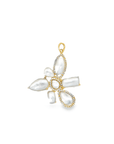 14k Yellow Gold Mother of Pearl Floret Pendant