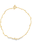 Fois Bois Diamond and Toggle Clasp Necklace