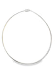 Reversible Omega Style Necklace (14k Yellow and White Gold)