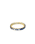 Blue Sapphire Ombre Eternity Ring