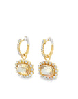 The Tess Earring Charms (14k Yellow Gold, Citrine, and Diamonds)