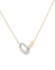 The Elen Diamond Necklace (14k Yellow Gold and Diamonds)