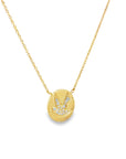 The Dove Necklace (14k Yellow Gold and Diamonds)