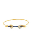 The Christie Bracelet (14k Yellow Gold, Sapphires, and Diamonds)