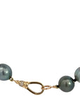 The AudreyNecklace (Gray South Sea Pearls, 14k Yellow Gold)