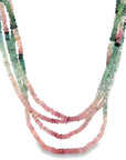 The Layered Spring Necklace (18k Yellow Gold, Tourmaline)