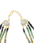 The Layered Spring Necklace (18k Yellow Gold, Tourmaline)