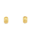 High Polish Chubby Huggie Earrings