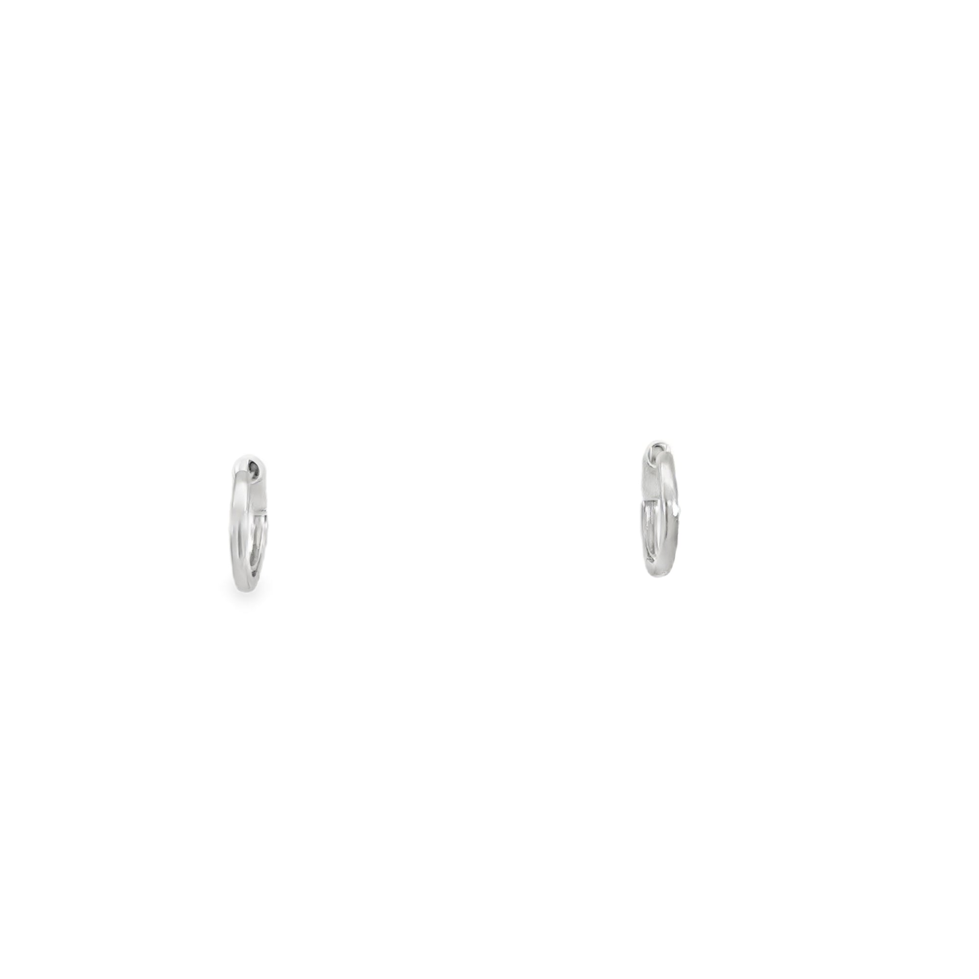 Sterling Silver Classic Huggie Hoop Earrings