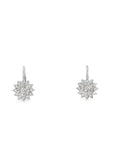 The Georgia Earrings (14k White Gold and Diamond)