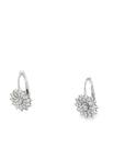 The Georgia Earrings (14k White Gold and Diamond)
