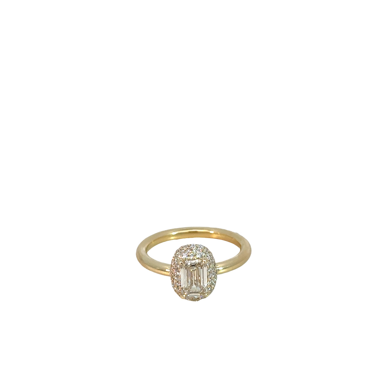 The Bam Bam Ring (14k Yellow Gold and Diamond)