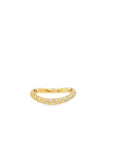 Diamond Curved Ring