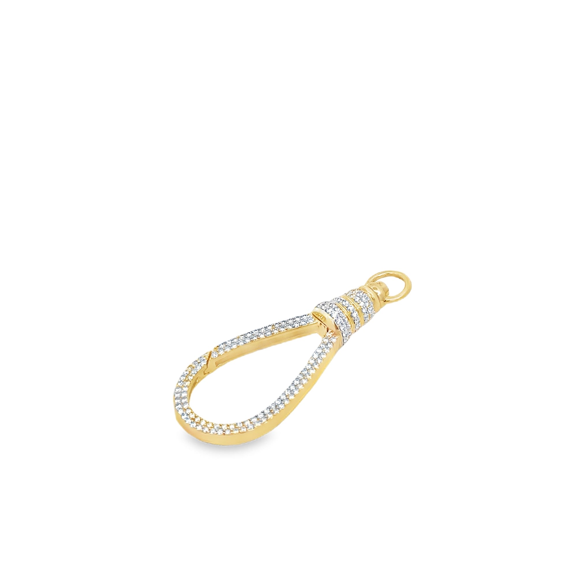 Diamond Swivel Clip Pendant