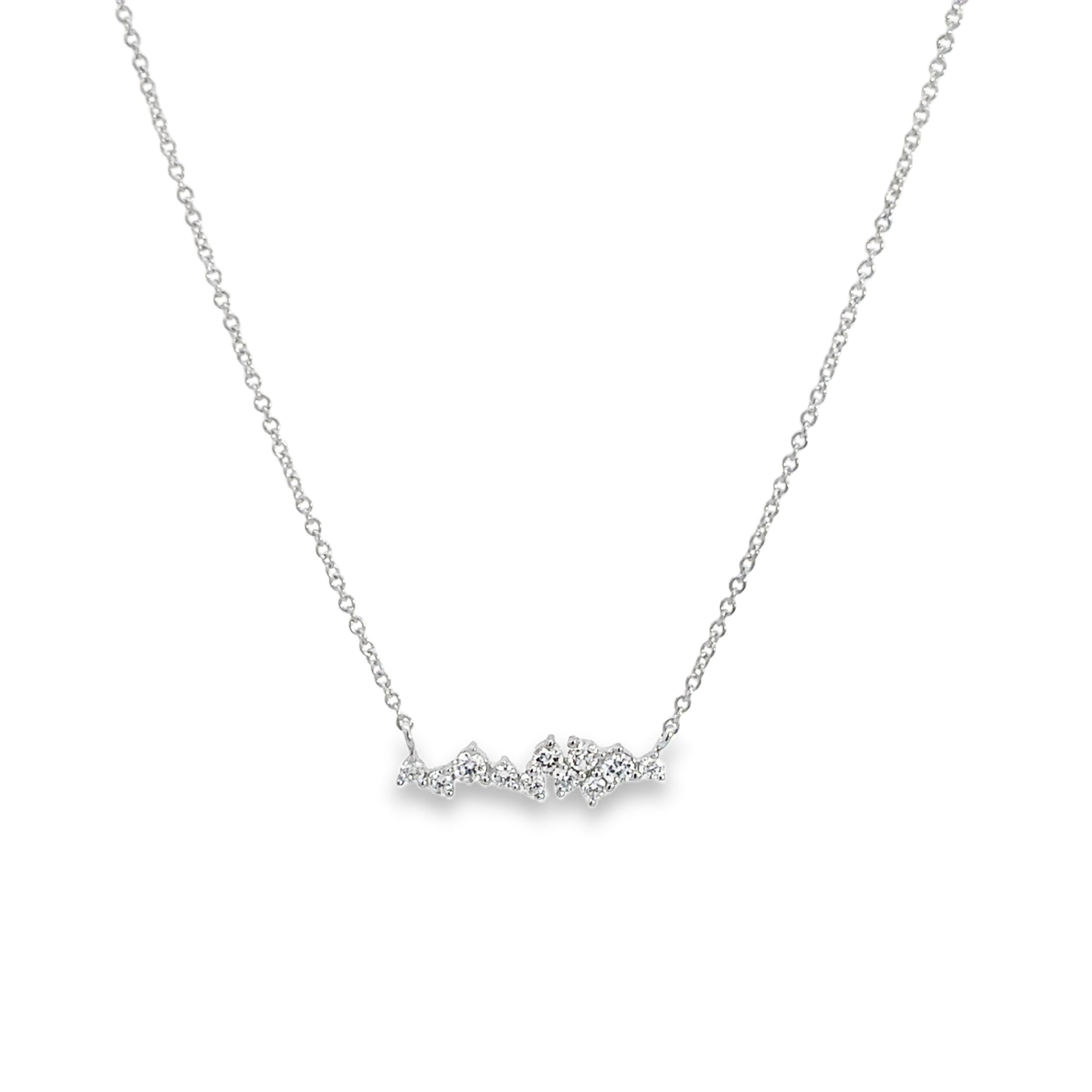 The Certus Necklace (14k White Gold and Diamond)
