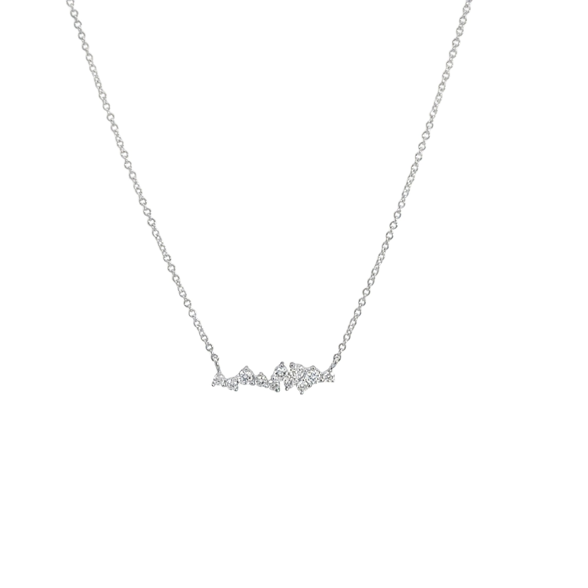 The Certus Necklace (14k White Gold and Diamond)