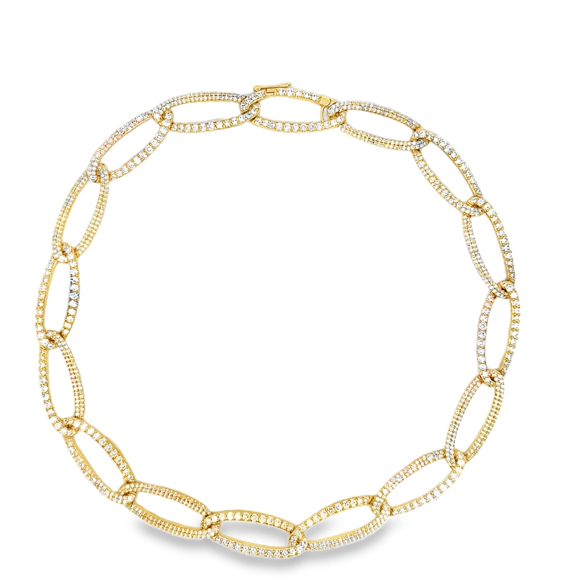 The Patricia Necklace (14k Yellow Gold and Diamond)