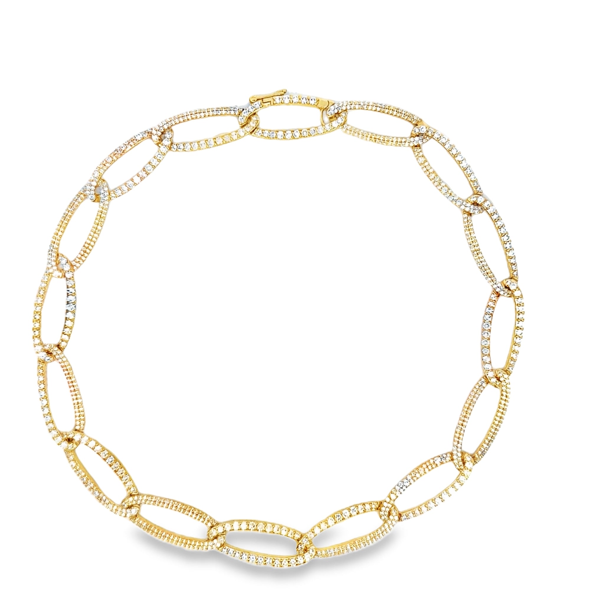 The Patricia Necklace (14k Yellow Gold and Diamond)