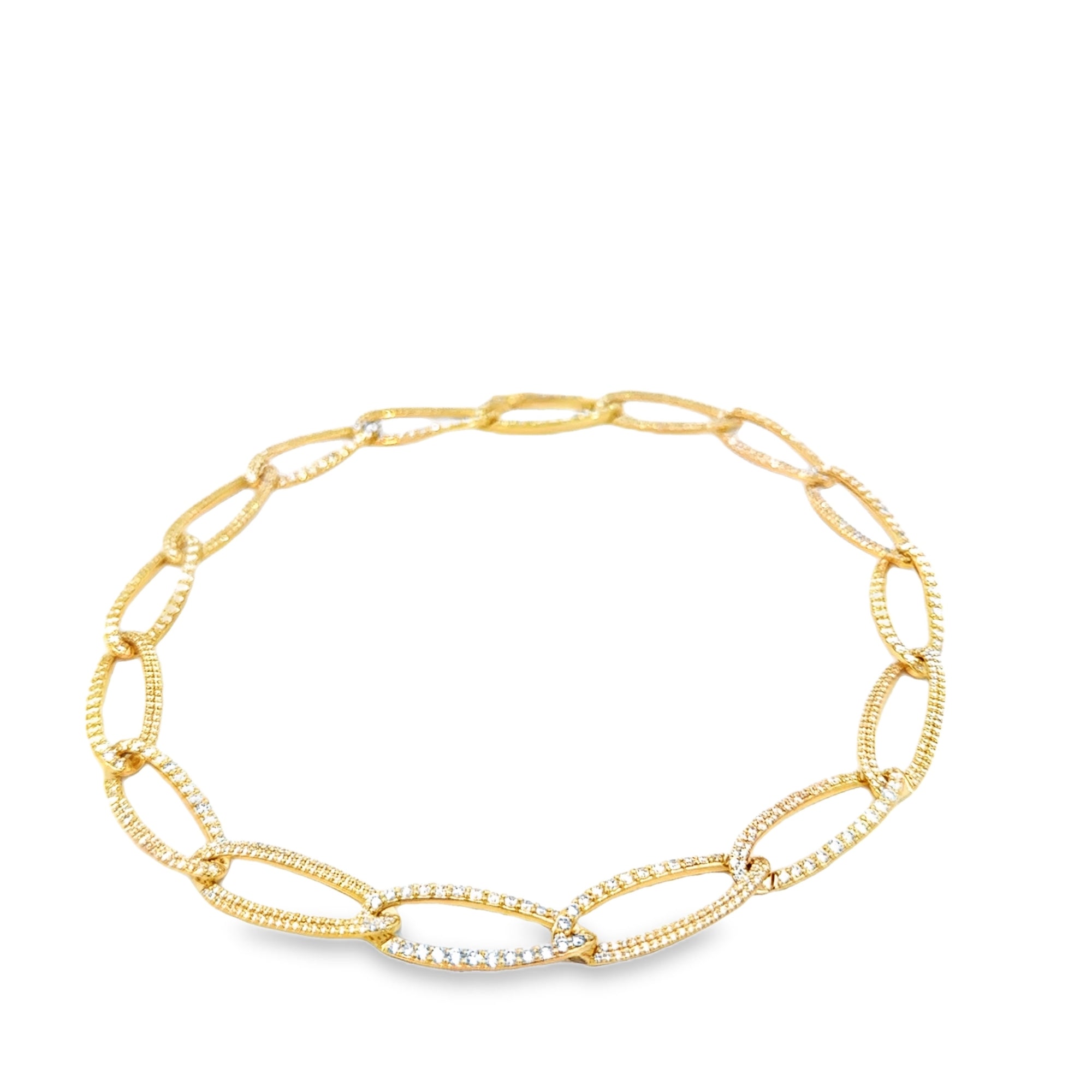 The Patricia Necklace (14k Yellow Gold and Diamond)