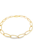 The Patricia Necklace (14k Yellow Gold and Diamond)