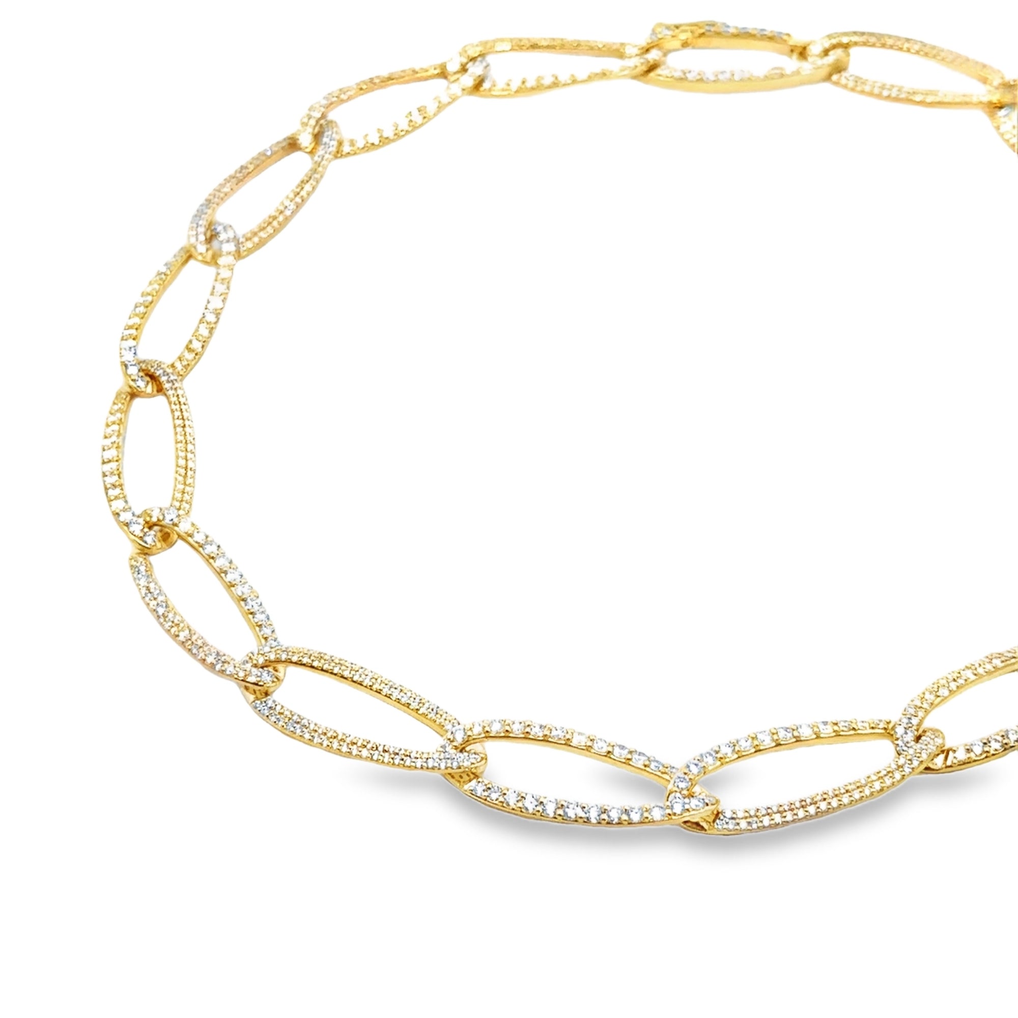 The Patricia Necklace (14k Yellow Gold and Diamond)