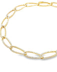 The Patricia Necklace (14k Yellow Gold and Diamond)