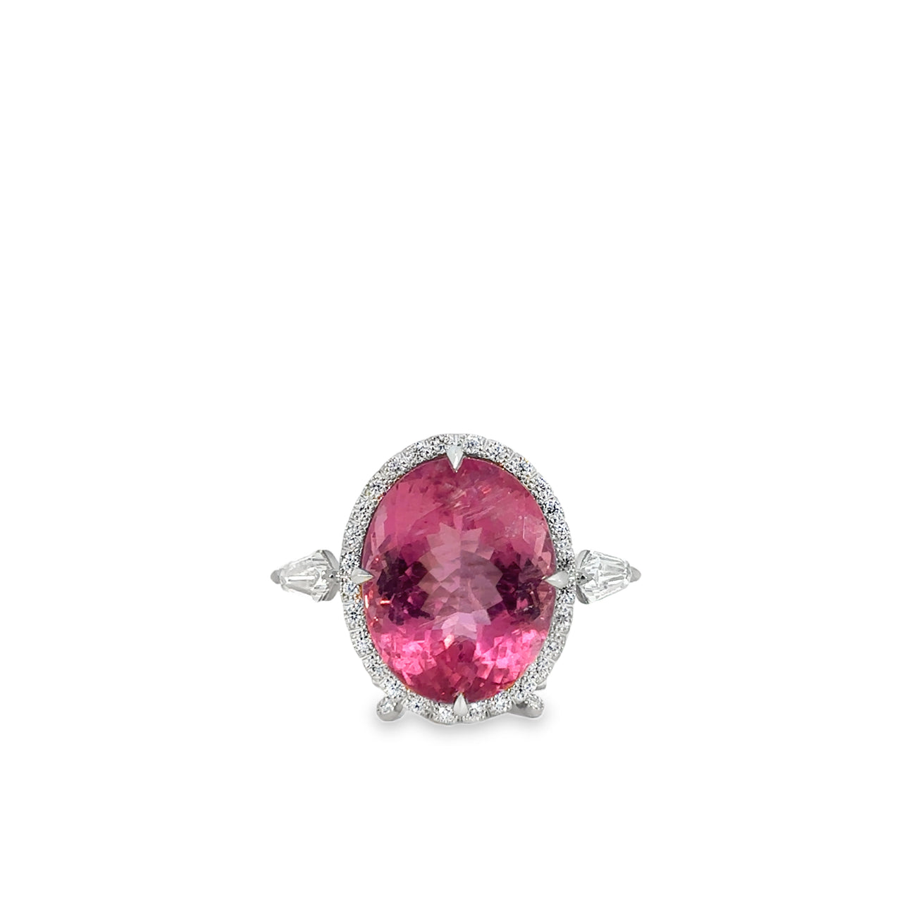 The Ballerina Ring (Platinum, Pink Tourmaline, and Diamond)