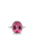 The Ballerina Ring (Platinum, Pink Tourmaline, and Diamond)