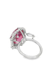 The Ballerina Ring (Platinum, Pink Tourmaline, and Diamond)