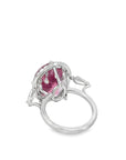 The Ballerina Ring (Platinum, Pink Tourmaline, and Diamond)