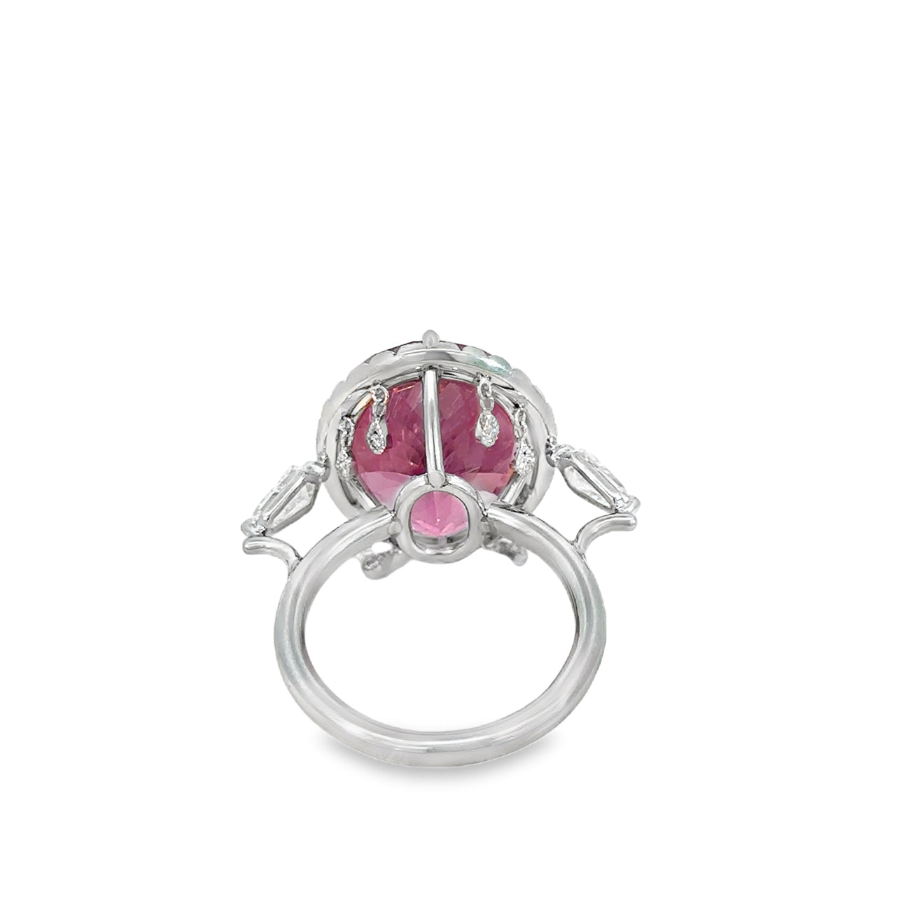 The Ballerina Ring (Platinum, Pink Tourmaline, and Diamond)