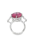 The Ballerina Ring (Platinum, Pink Tourmaline, and Diamond)