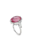 The Ballerina Ring (Platinum, Pink Tourmaline, and Diamond)