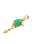 Jade, Gold and Diamond Pendant