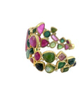 Tourmaline and Diamond Cuff Bracelet