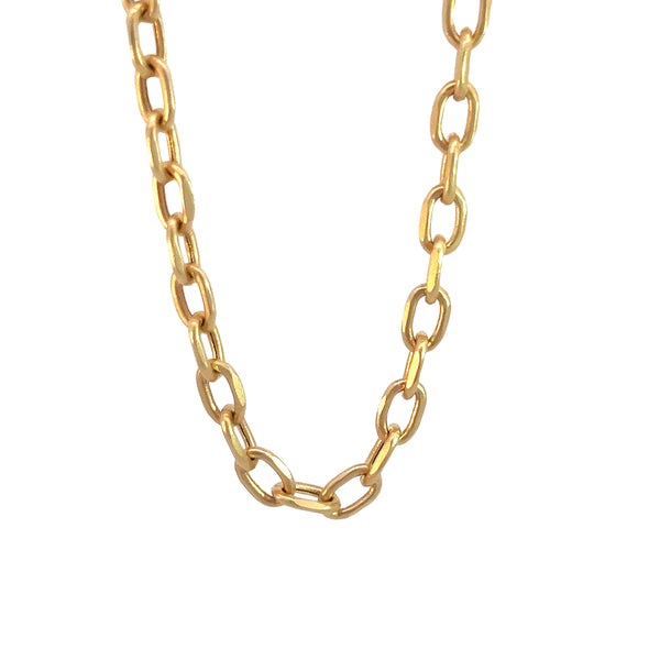 Satin Finish Chain Necklace