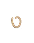 14k Gold and Diamond Oval Enhancer Clip