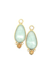 18k Chalcedony, Opal and Diamond Charms