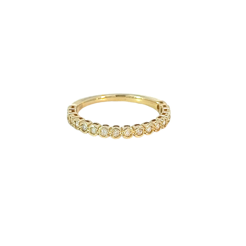 Diamond Bezel Stacking Ring