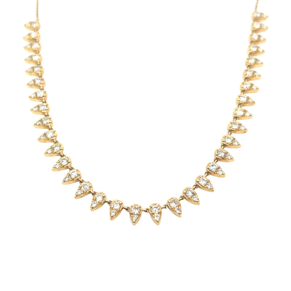 Marquise Diamond Drop Necklace