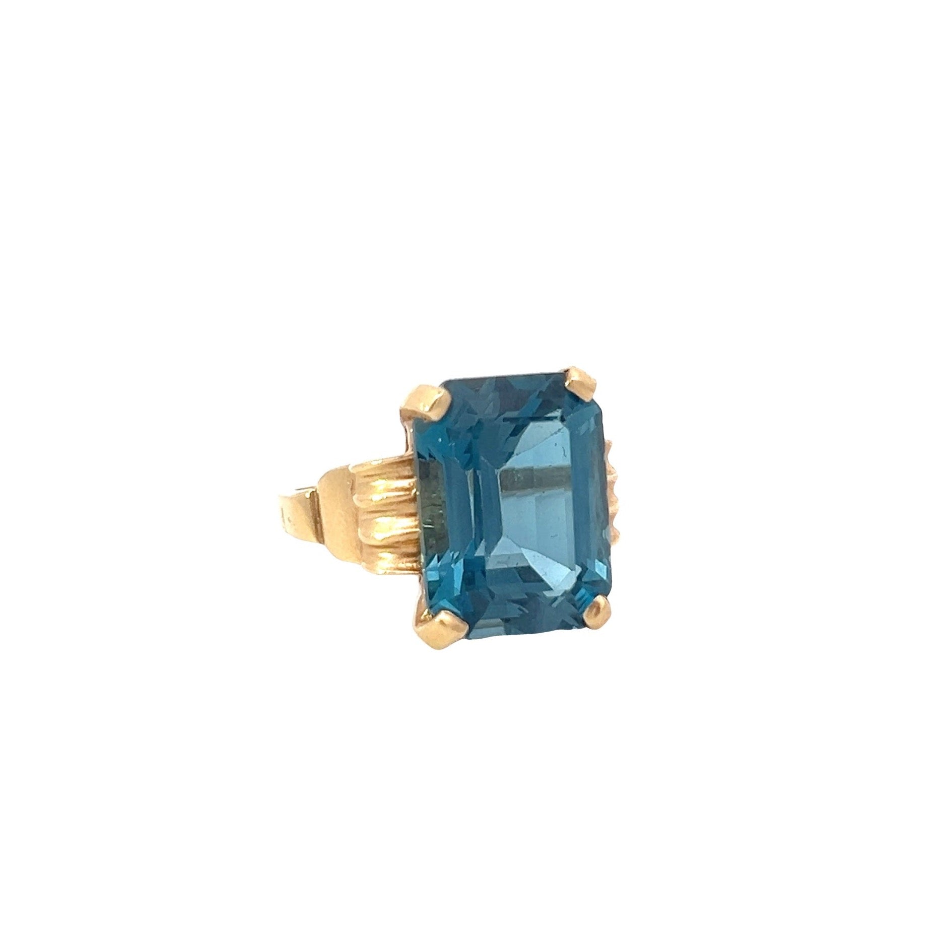 London Blue Topaz Ring