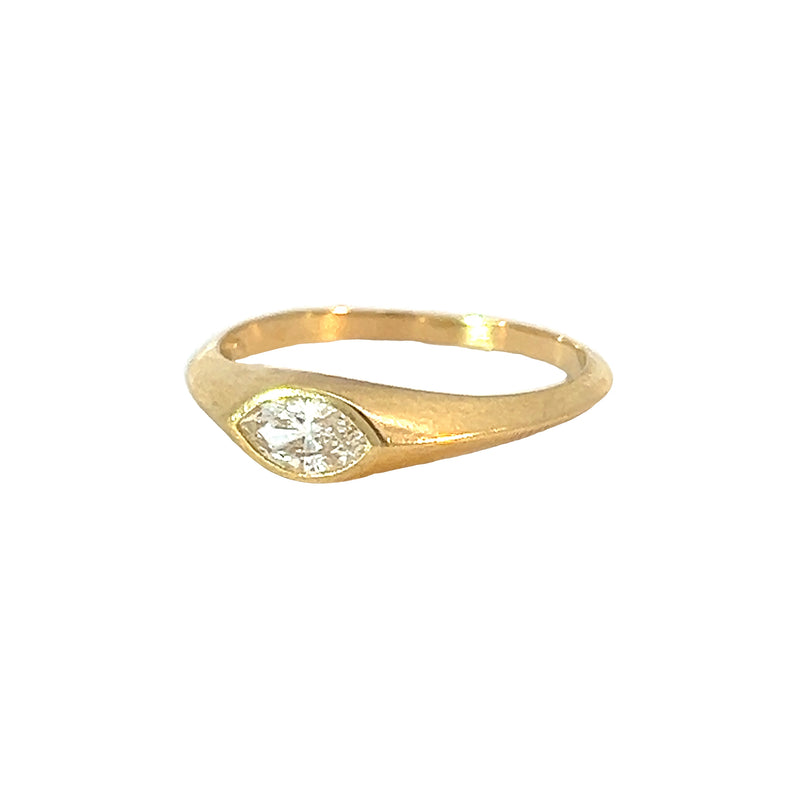 Diamond Marquise Stacking Ring