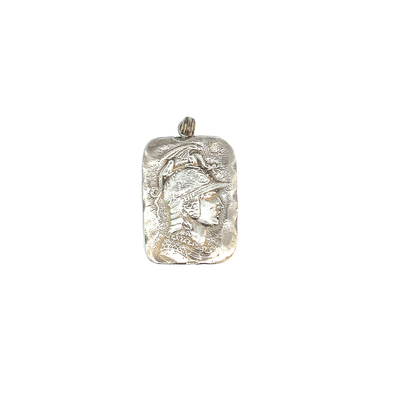 Roman Solider Pendant with Diamonds