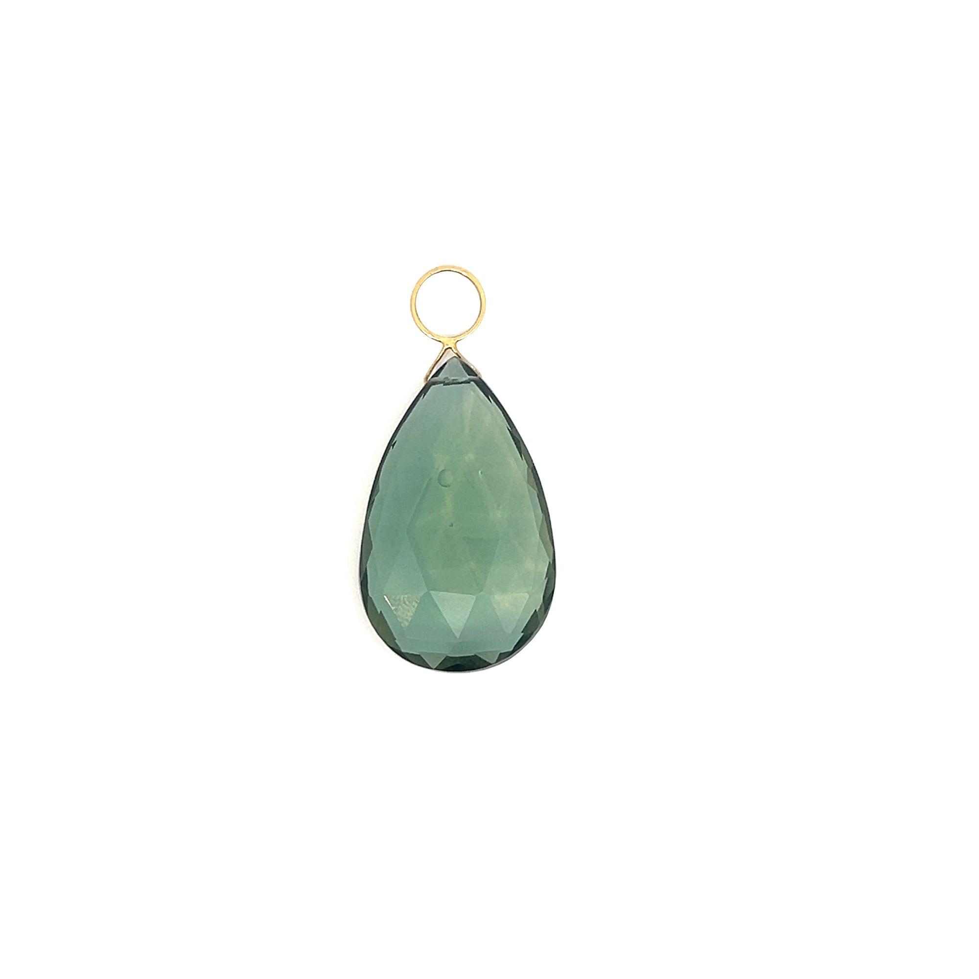 Green Quartz Drop Pendant