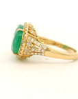 Oval Emerald Ring