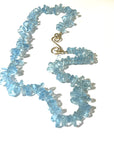 Blue Topaz Slice Necklace