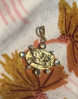 Royal Moonstone and Diamond Intaglio Pendant