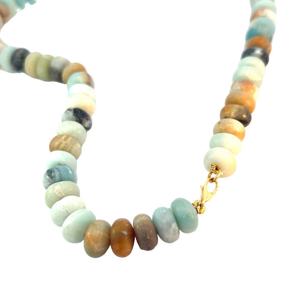 Silk Strung Amazonite Necklace