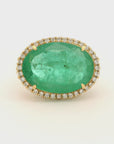 Oval Emerald Ring