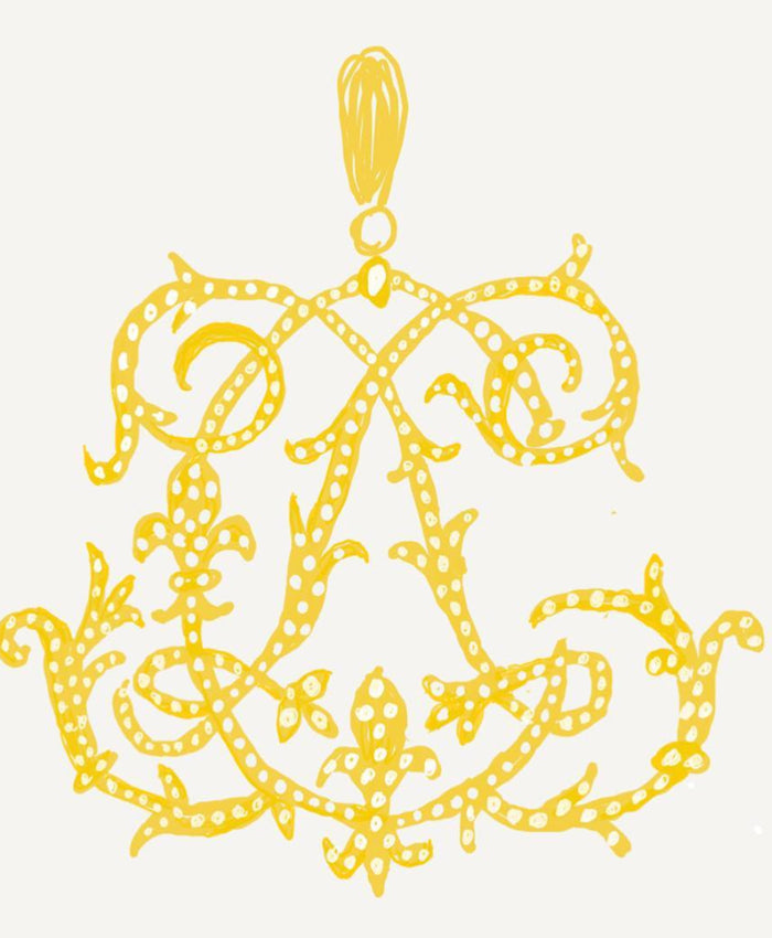 Customized Monogram Pendant